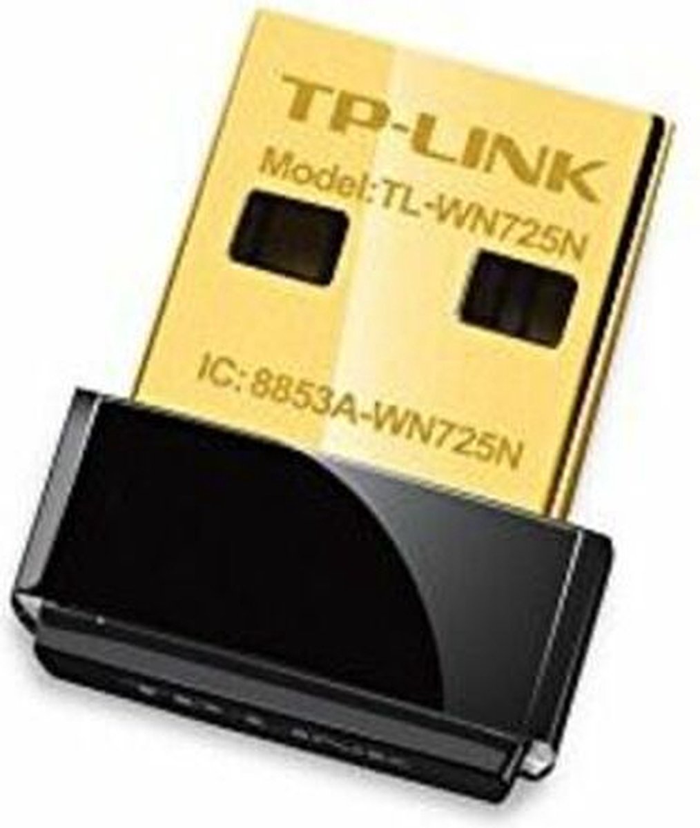 Adaptador De Red Wifi Tp-Link Tl-Wn725n Usb Inalámbrico 150mbt/S 2.4ghz
