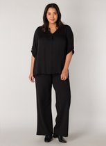 BASE LEVEL CURVY Yanina Blouse - Black - maat X-0(44)