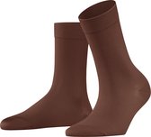 FALKE Cotton Touch Business & Casual duurzaam katoen sokken dames bruin - Maat 35-38