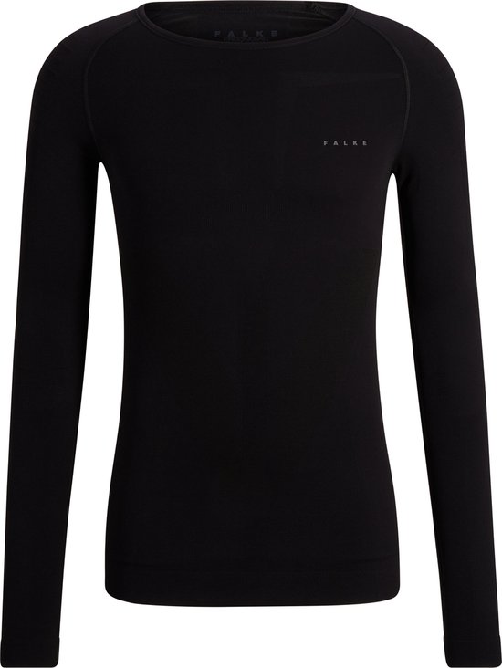 FALKE Warm Longsleeved Shirt warmend anti zweet thermisch ondergoed thermokleding heren zwart - Maat XL