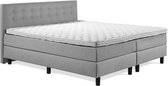 Boxspring Luxe 160x220 Knopen Grijs