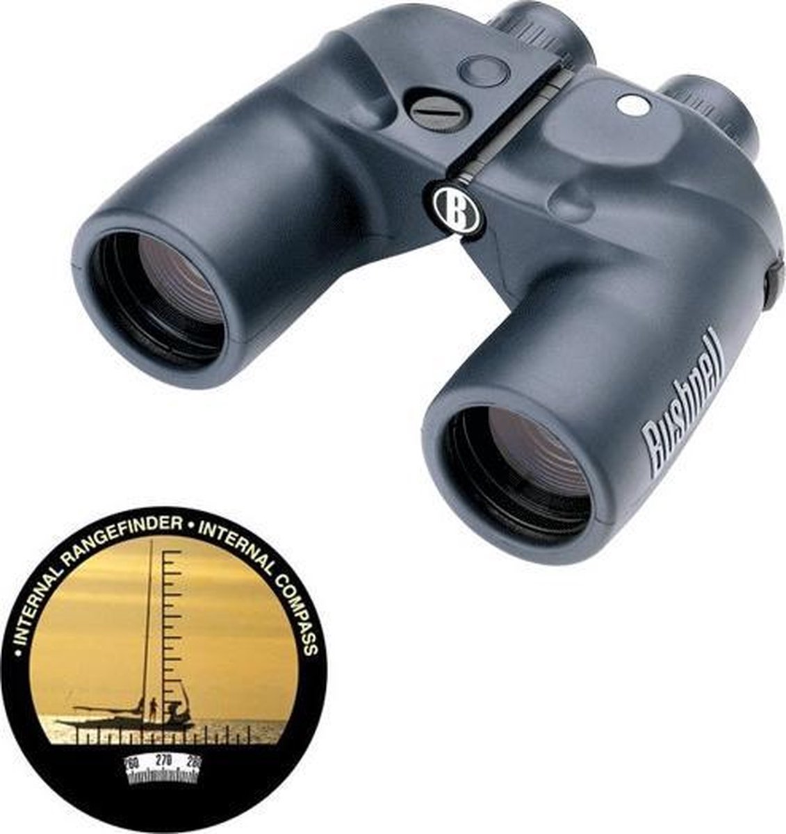 Bushnell Marine 7x50 Porro blauw met kompas