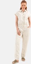 camel active Jumpsuit gemaakt van een linnen mix - Maat womenswear-40 - Beige