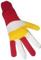 Handschoenen Oeteldonk - One Size - Rood Wit Geel