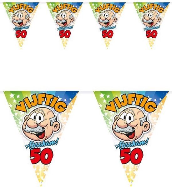 Ligne de drapeau 10 m Abraham cinquante