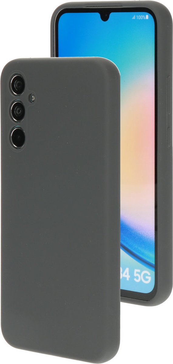 Mobiparts hoesje geschikt voor de Samsung Galaxy A34 5G - Siliconen - Grijs