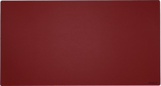 Sous-verres NOOBLU DUBL 11x22 cm - Senso Rouge rubis - Set de 4