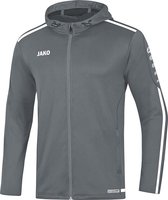 Jako Jas Met Capuchon Striker 2.0 Steen Grijs-Wit Maat 3XL