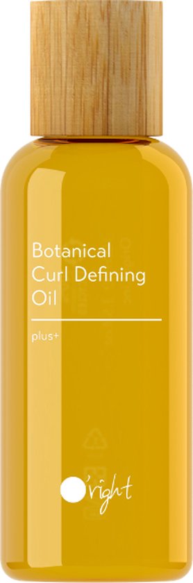 O'right Botanical Curl Defining Oil 100ml | Voor krullend haar