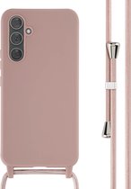 iMoshion Hoesje Met Koord Geschikt voor Samsung Galaxy A54 (5G) - iMoshion Siliconen hoesje met koord - roze