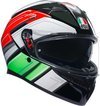 Agv K3 E2206 Mplk Wing Zwart Italy 007 Integraalhelm - Maat XL - Helm