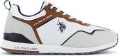 U.S. Polo Assn. Tabry 002 - Heren Sneakers Schoenen WHI-CUO01 - Maat EU 44 US 10