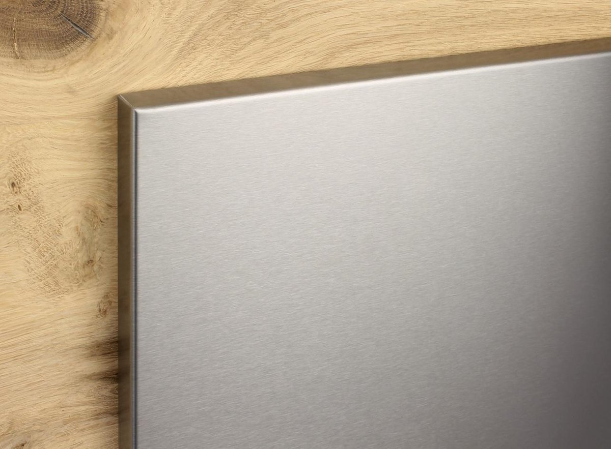 Edel Steel RVS magneetbord groot 300x100 - Beschrijfbaar - Frameless |  bol.com