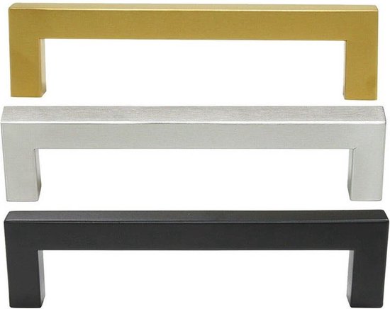 Handgreep / Keukengreep RVS 128 mm - Modern - Handgrepen kast - Handgrepen voor deurtjes - Deurgreep - Meubelgreep - Handgreep Rvs - meubelgrepen - Keukengreep - Greep RVS - Meubelbeslag - greepjes - Inclusief schroeven