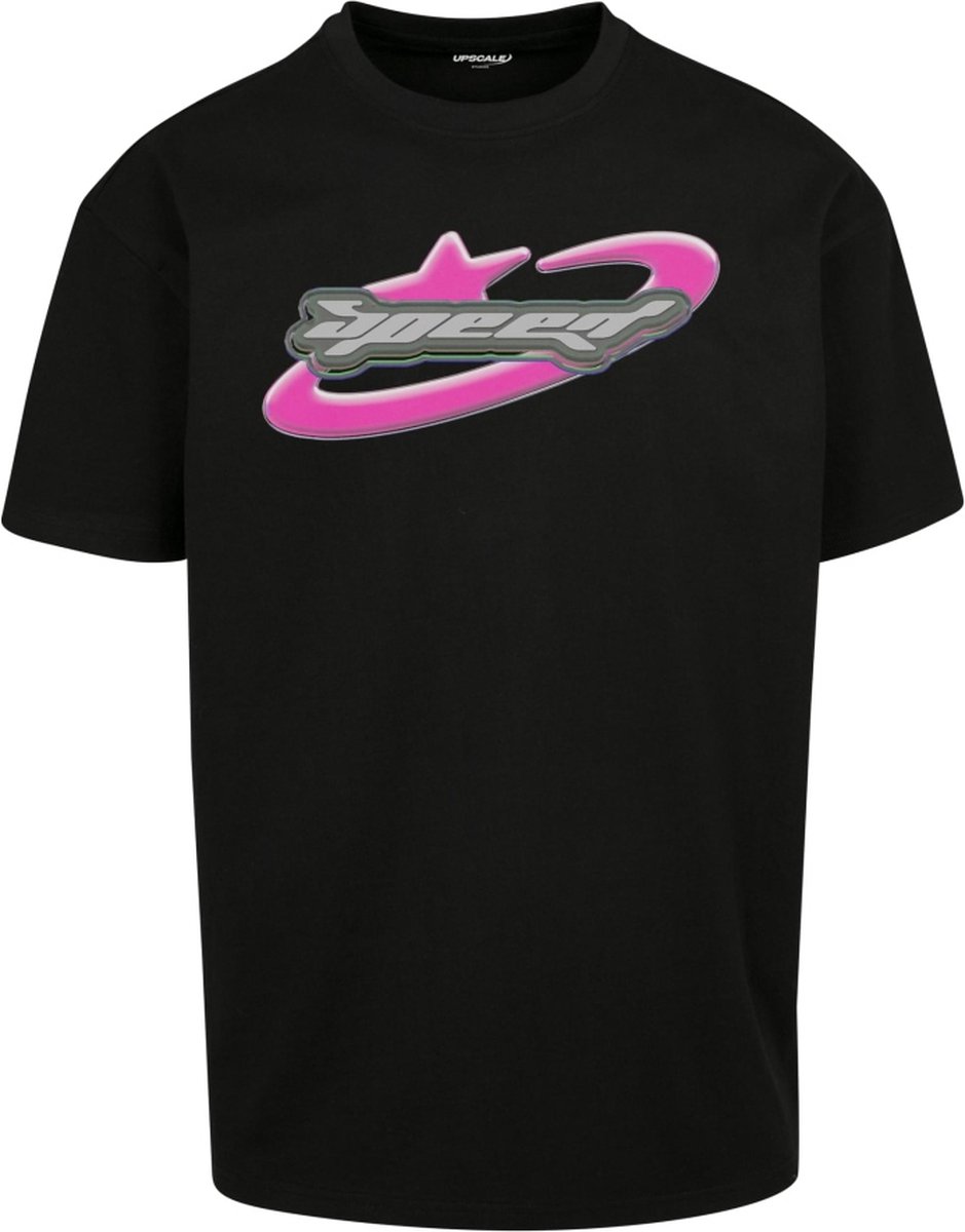 Mister Tee Speed Logo Heren T-shirt XL Zwart