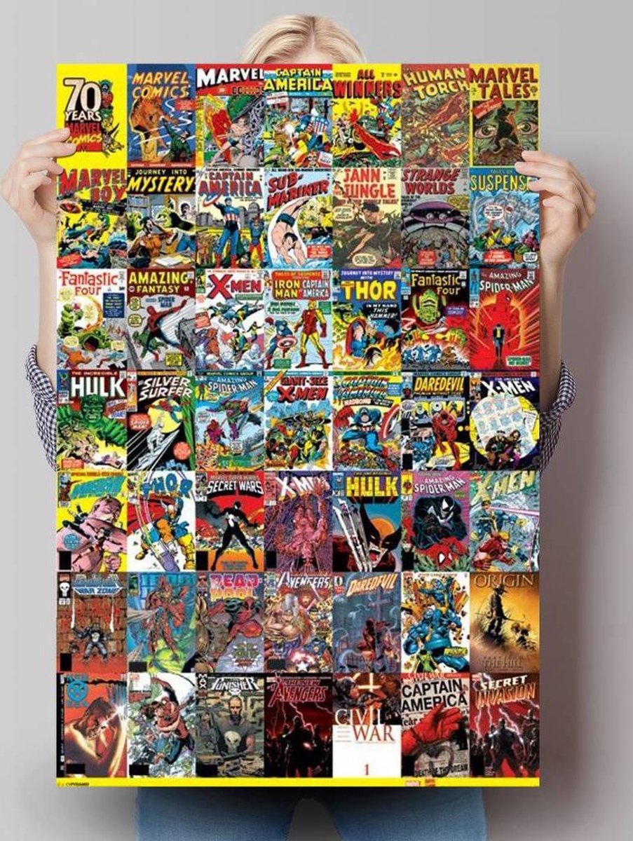 REINDERS Marvel stripboeken - Poster - 61x91,5cm | bol