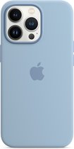 Apple Hoesje Siliconen Geschikt voor iPhone 13 Pro - Apple Silicone Backcover MagSafe - blauw