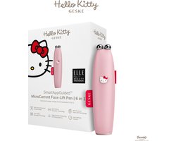 GESKE x Hello Kitty | SmartAppGuided™ MicroCurrent Face-Lift Pen | 6 op 1 | Tools voor huidverzorging | Anti-aging apparaat | Facelift | Jonge huid zonder rimpels | Gezichtsapparaat