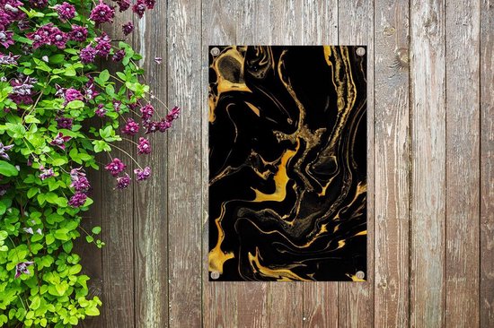 Motifs de décoration de Décoration de jardin - Peinture - Or - Zwart - 40x60 cm - Affiche de jardin