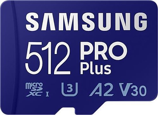 Twinkelen Formuleren Mammoet Samsung PRO Plus MicroSDXC 512GB - Geheugenkaart | bol.com