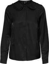 Vero Moda Blouse Vmanny Ls Collar Shirt Wvn Ga 10251983 Black Dames Maat - XL