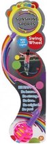 enkelspringbal Swing Wheel junior 80 cm roze