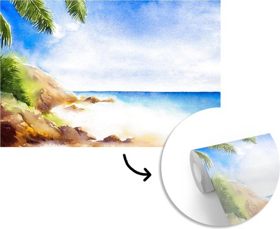 Papier peint - Papiers Papier peint photo Mer - Plage - Berg - Largeur 360 cm x Hauteur 240 cm