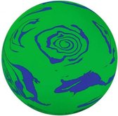 stuiterbal Planeet 6 cm rubber groen/blauw