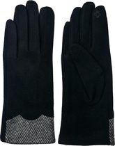 Juleeze Gants d'hiver 8x24 cm Noir 100% Polyester Gants pour femmes