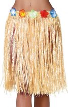 verkleedrok Hawaiian dames 50 cm goud one-size