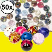 Decopatent Cadeaux à distribuer 50 PIECES MIX Happy Balles rebondissantes Ø3.2 Cm - Cadeaux à distribuer pour les enfants - Klein Jouets