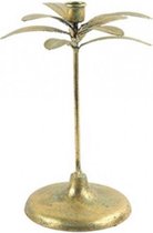 kandelaar Roxane 15 x 30 cm staal/nikkel goud