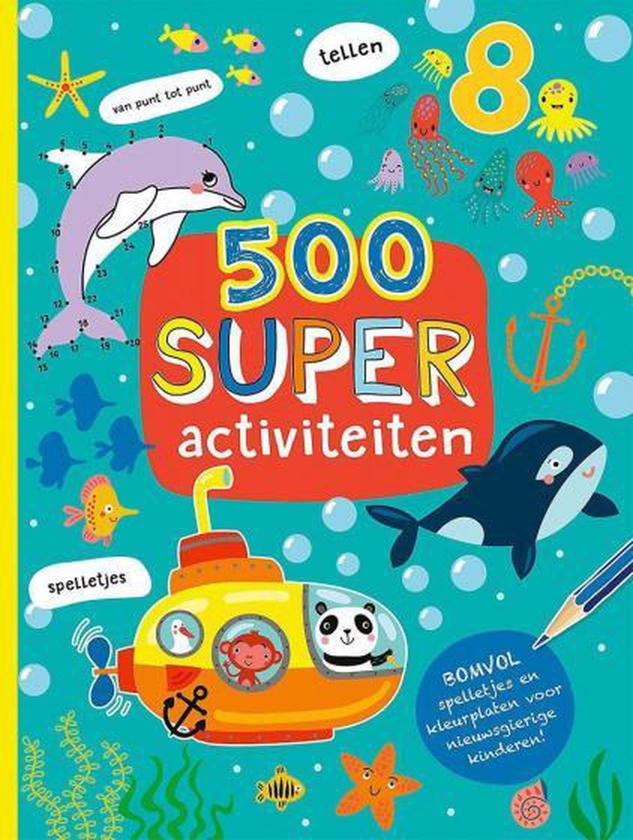 kinderboek 500 Super activiteiten