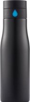 drinkfles 21 cm 0,65 liter RVS zwart