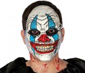 masker terror clown PVC wit one-size