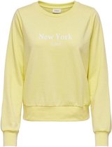 Only Trui Onlcity L/s O-neck Swt 15254844 Pastel Yellow/new York Dames Maat - S