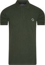 Ma.Strum Heren Pique Polo Groen maat M