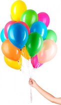 heliumballonnen 23 cm latex meerkleurig 31-delig