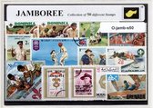 Jamboree – Luxe postzegel pakket (A6 formaat) : collectie van 50 verschillende postzegels van jamboree – kan als ansichtkaart in een A6 envelop - authentiek cadeau - kado - geschen