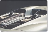 Bureau onderlegger - Muismat - Bureau mat - Auto - Porsche - Uitlaat - 60x40 cm