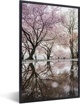 Affiche avec cadre Sakura - Blossom - Arbre - Japon - 20x30 cm