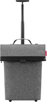 Reisenthel Trolley M Boodschappentrolley - 43L - Twist Silver Grijs