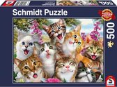 legpuzzel Katten Selfie 33,7 x 23,2 cm 500 stukjes