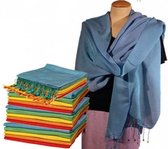 Chakra sjaal blauw - 70x200 cm