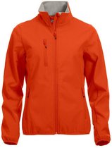 Clique Basic Softshell Jacket Ladies 020915 - Vrouwen - Diep-Oranje - XXL