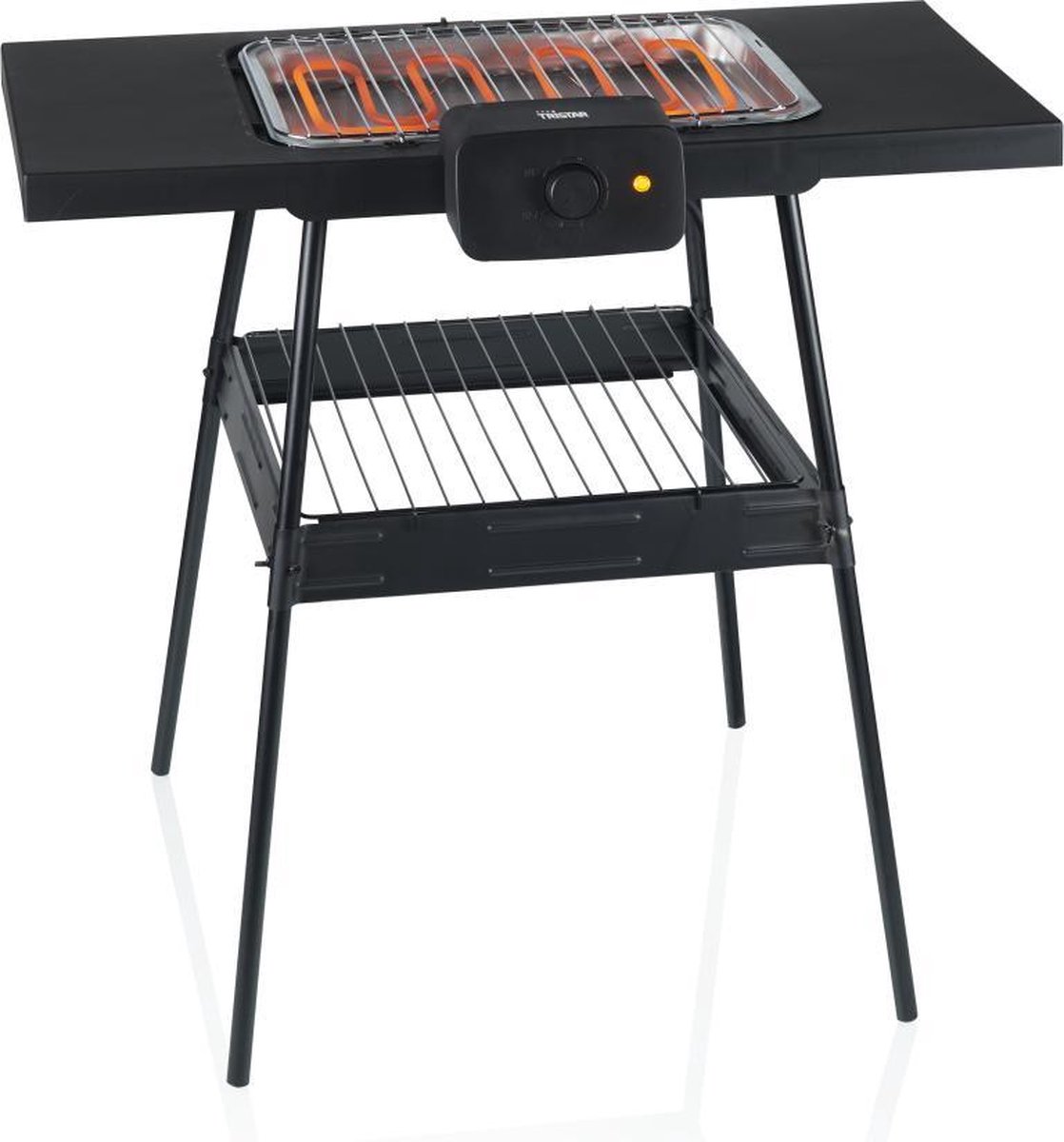 Tristar BQ-2870 Elektrische BBQ – 36,5 x 25,5 cm – Ook bruikbaar als tafelmodel