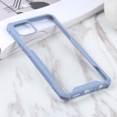 Voor OPPO A15 acryl + kleur TPU schokbestendig hoesje (melkgrijs)