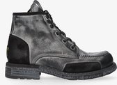 Yellow cab | Utah 32-b men black low lace up boot - black sole | Maat: 45