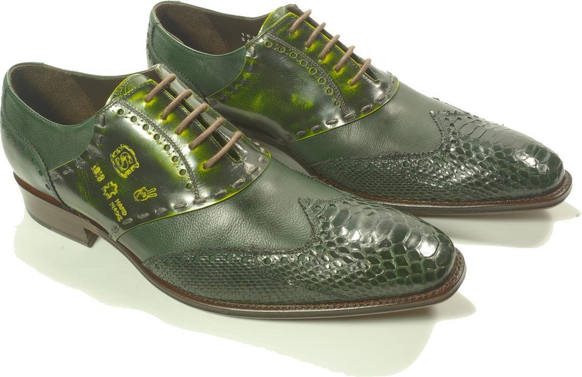 Sendra Boots 10914 Marcos Groen Handgemaakt Klassieke Broque Heren  Veterschoen Echt | bol.com