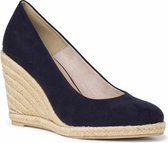 Tamaris Dames Keilpumps 1-1-22431-26 805 blauw Maat: 38 EU